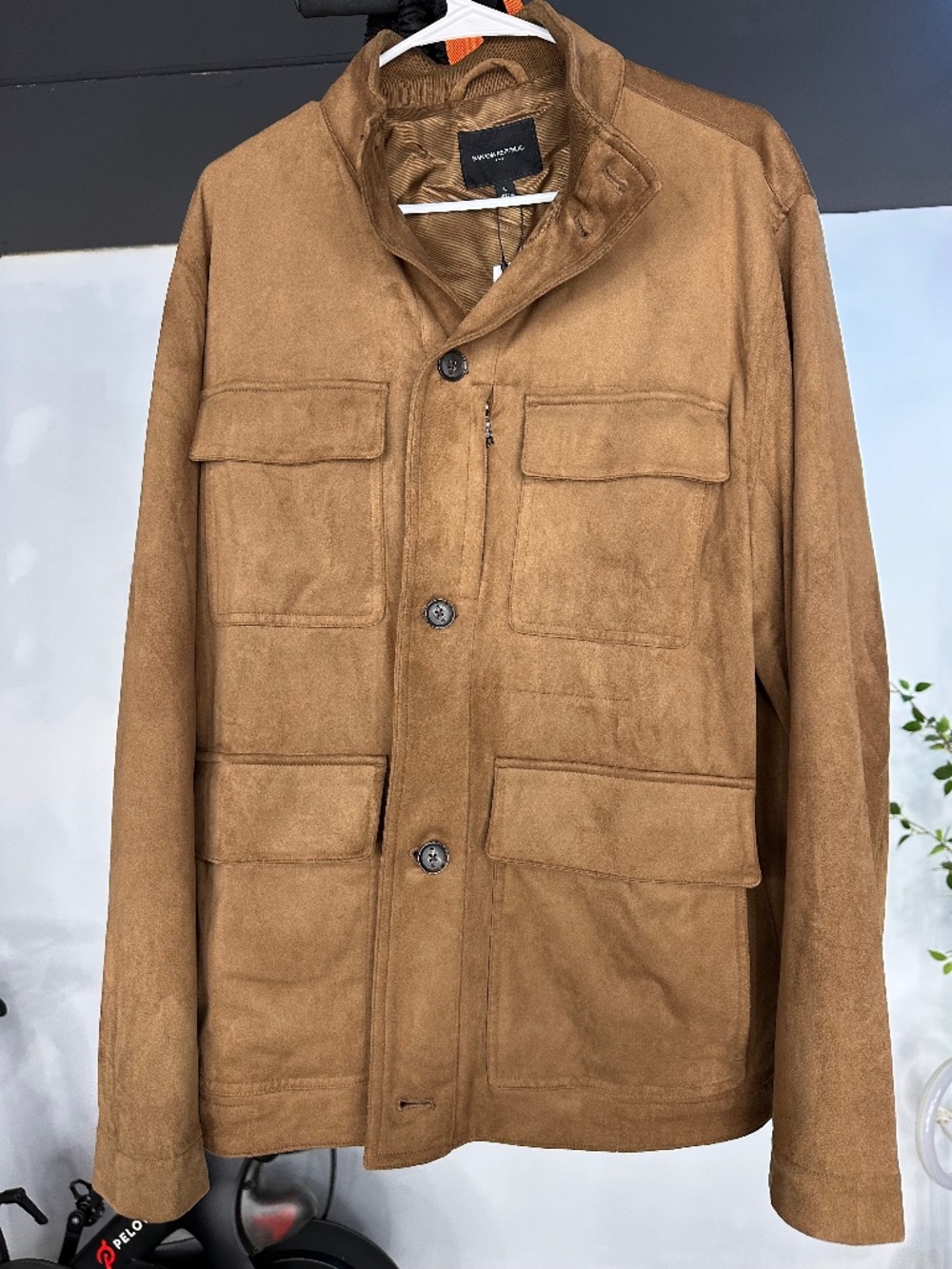Banana Republic Genuine Suede Jacket – Men’s Large – NEW with Tags